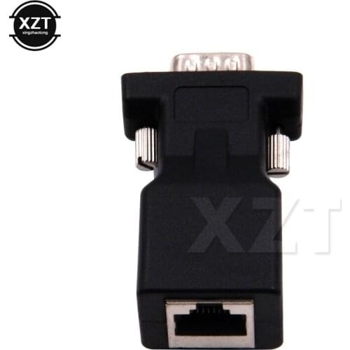 New Arrivals VGA Extender Male Female to LAN RJ45 CAT5 CAT6 Network Cable Adapter durable