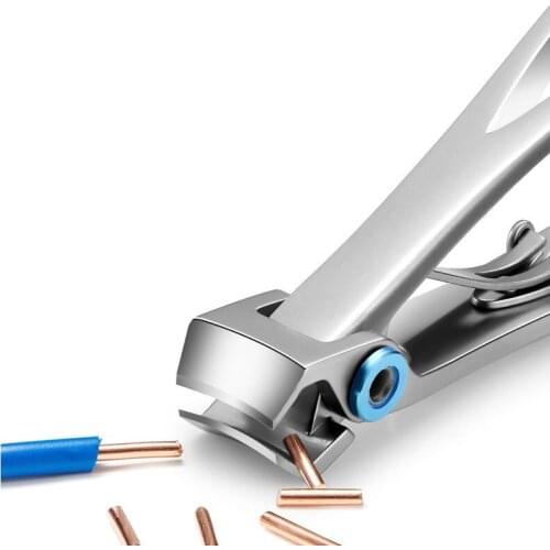 Nail Scissors Stainless Steel Clippers Wide Jaw Opening Manicure Cutter Manicure Bail Scissors Tool Professional Nail Clippers