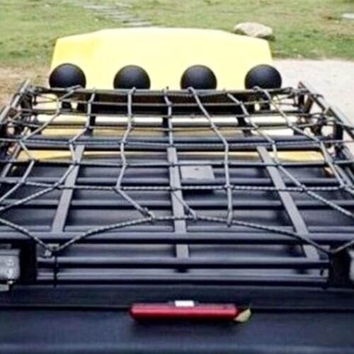 BOOST Strong Car Roof luggage Net Fit SUV Pickup Truck Mesh Cargo Net Tailstock