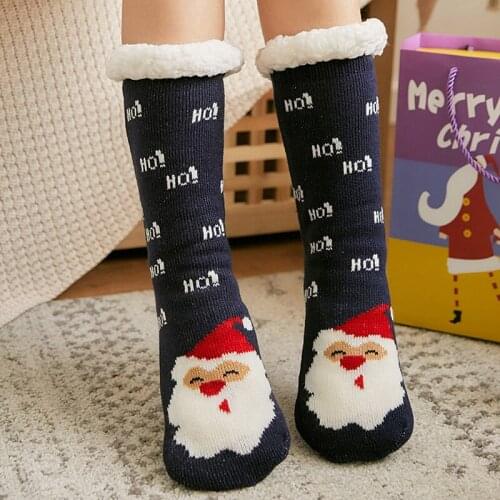 Womens Slippers for Home Warm Sock with Fur Short Plush Slippers Cartoon Bedroom Slippers Soft Indoor Shoes for Female