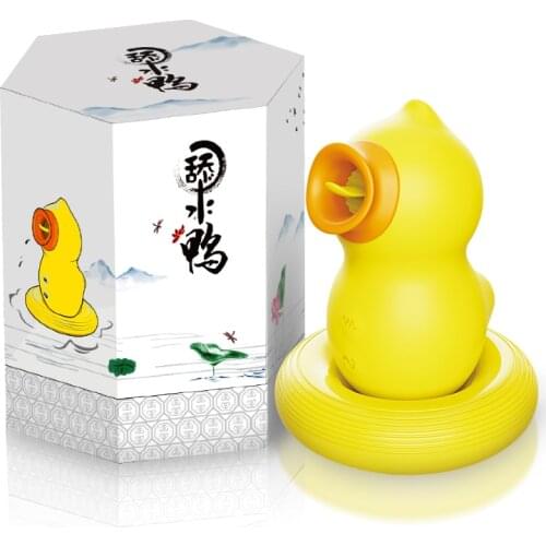Vagina Sucking Vibrator Duck Vibrating Sucker Oral Sex Suction Clitoris Stimulator Erotic Sex Toy for Women Erotic Women TD0315