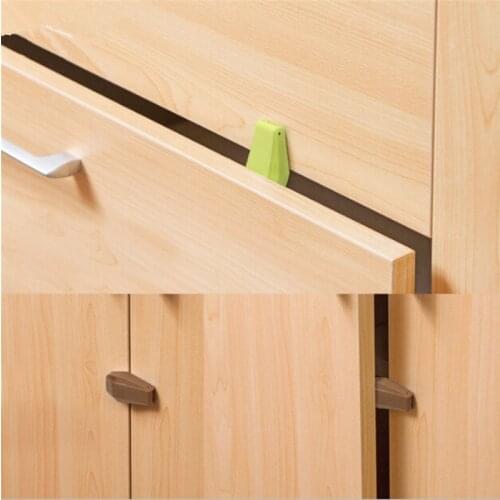4Pcs/Lot Child Lock Protection Of Children Locking Doors Childrens Safety Kids Plastic Drawer Lock Best Selling