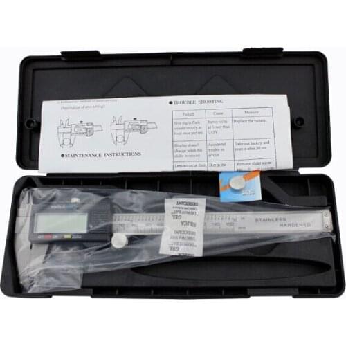 Free Shipping Mini Digital Caliper,150 mm 6" Digital CALIPER VERNIER GAUGE MICROMETER,Stainless Steel Measurement Jewelry Tool