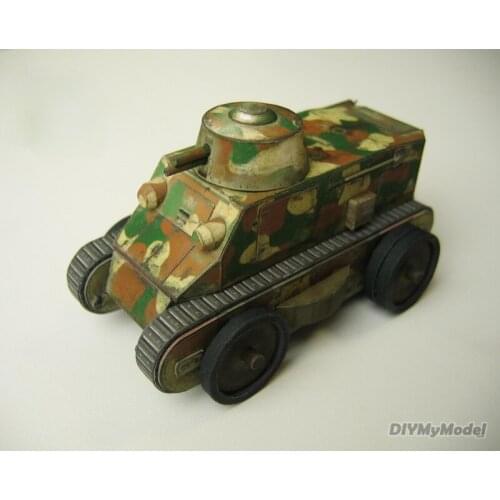DIYMyModeI Czech K.H light test tank 1:35 DIY Handcraft Paper Model KIT Handmade Toy Puzzles Gift Movie props