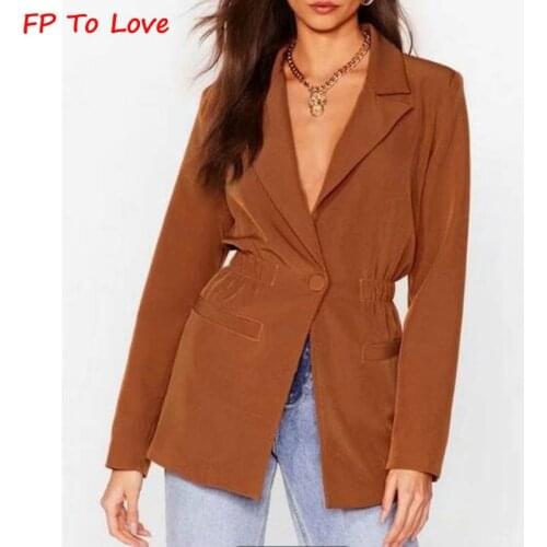 FP TO LOVE Women's Straight Blazers