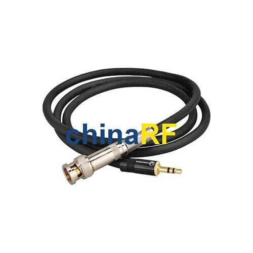 Pigtail BNC plug/male to 3.5MM male Coaxial Power Audio Cable 1M(100cm) New