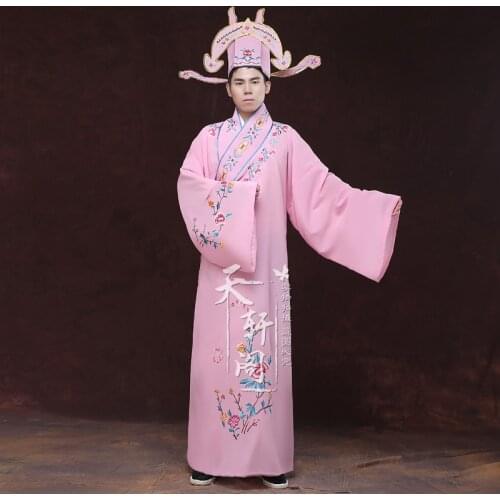 Hot Sale Chinese Traditional Beijing Peking HuangMei Yue Opera Dramaturgic Unisex Costume Gown Robe il costume di opera cinese