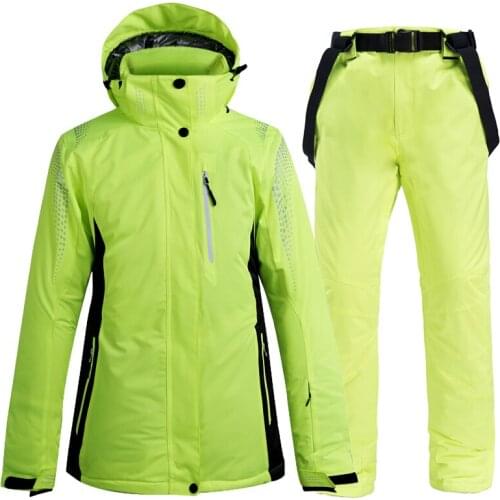 Ski jackets and pants for men and women ski suit Snowboarding sets very warm windproof waterproof for snow street winter clothes
