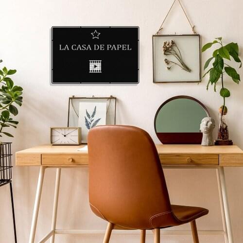 MIGNATIS My Favorite Series La Casa De Papel Design Metal Wall Decor - Kitchen Wall Decor, Office, living Room
