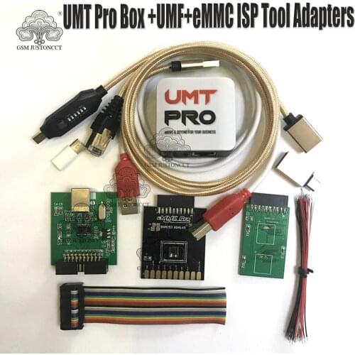New Original Edition UMT Pro2 BOX /Ultimate Multi Tool UMT+Avb 2in1 BOX with UMF + USB Cable + UMT eMMC ISP Adapters Tool 5 in 1