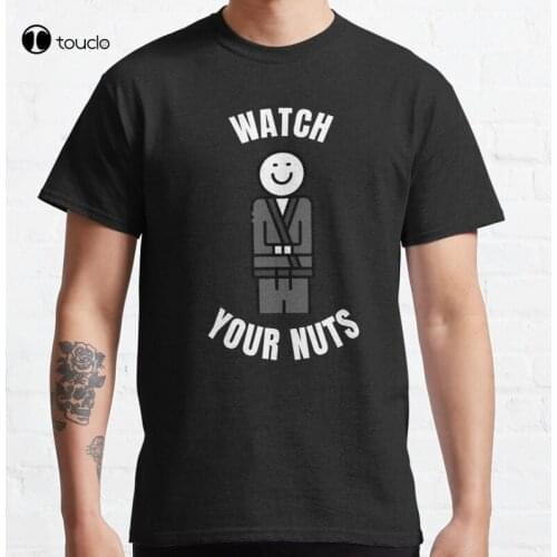 New Krav Maga Watch Your Nuts Fighting Classic T-Shirt Cotton Tee Shirt S-5XL