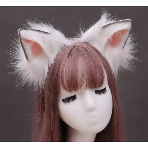 The Original hand as a beast ear head hoop fox ears Wolf ears cos who KC hair hair hoop of the big cat ears