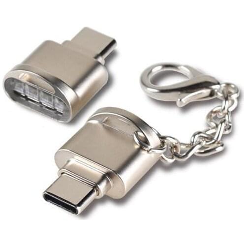 Portable Mini USB 3.1 Type C Card Reader USB-C TF Micro SD OTG Adapter Type-C Memory Card Reader For Samsung Macbook Huawei