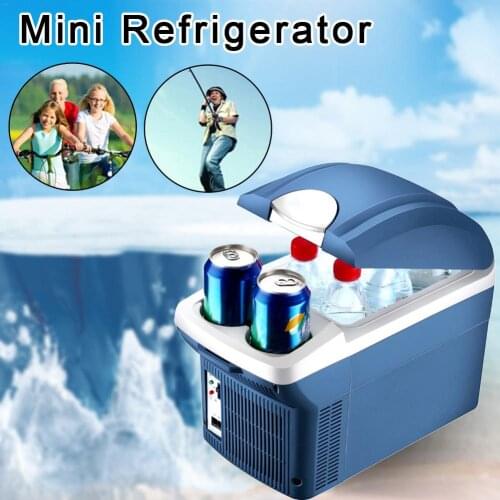8L Mini Portable Cooling Warming Refrigerators Freezer Insulation Box Dual Use Cooler Warmer For Auto Car Home Office