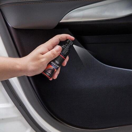 60ml Car Leather Retreading Agent Paint Renovation Spray Tools Interior Plastic Parts Coating Instrument Dustproof Plastic Agent