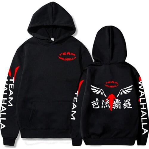 Gambar Valhalla Tokyo Revengers Hoodies Sportswear Sweatshirt Men Women Sportswear Harajuku Cosplay Tracksuit Clothes