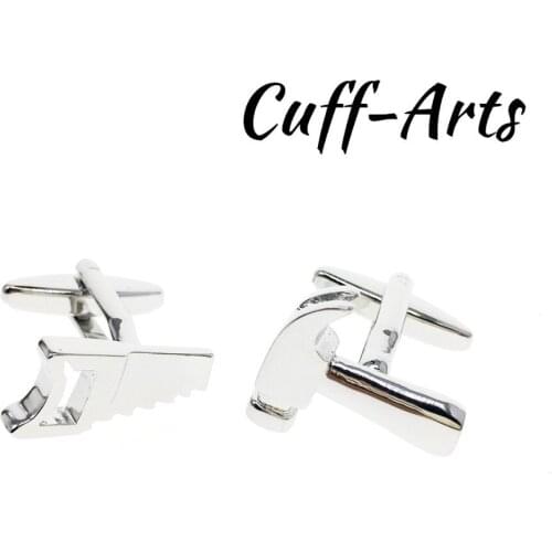 Cufflinks for Men Hammer and Saw Tools Cufflinks Mens Cuff Jewelery Mens Gifts Vintage Cufflinks by Cuffarts C10301