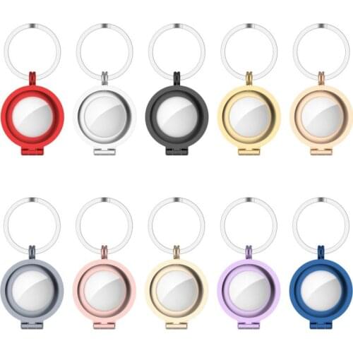 Protective Cover For AirTags Metal Comfortable Case Location Tracker Protector For AirTags Bluetooth Tracker Accessories