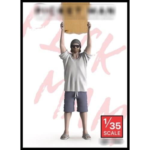 1/35 Resin Model Figure GK, Unassembled and unpainted kit