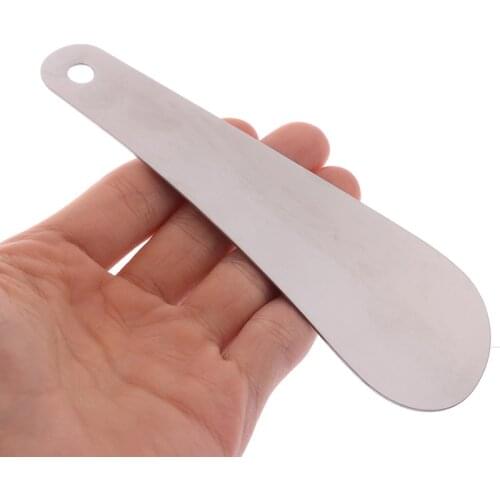 1Pc Professional Shoehorn 14.5 cm Stainless Steel Metal Shoe Horn Spoon Shoehorn Shoes Lifter Tool