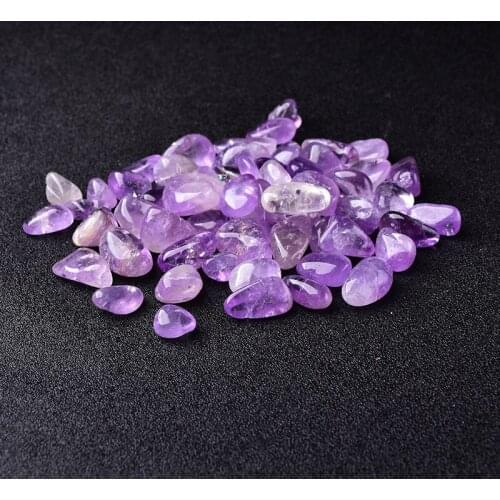 100g 3 Sizes Purple Natural Mixed Quartz Crystal Stone Rock Gravel Specimen Tank Decor Natural Stones And Minerals