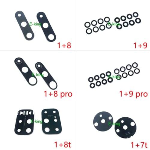 2PCS For OnePlus 7 One Plus 7 Pro 1+7 Pro Rear Back Camera Glass Lens With Sticker Tape Adhesive
