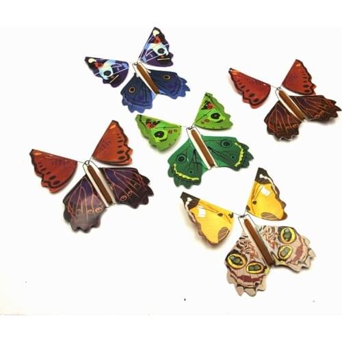 5pcs Magic Toys Hand Transformation Fly Butterfly magic tricks Novelty Surprise Prank Joke Mystical Fun Classic Toys gadgets Gag
