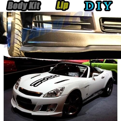 Car Bumper Lip Front Spoiler Skirt Deflector For Opel GT For Daewoo G2X 2007~2010 Tune Car Modified Body Kit VIP Hella Flush