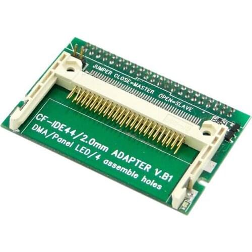 CF Compact Flash Merory Card to Vertical 2.5" 44 Pin IDE Hard Disk Drive HDD SSD Adapter