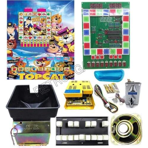 DIY Casino Mario slot game machine complete kit/Coin operated gambling slot machine kit with Acrylic, hopper, keyboard