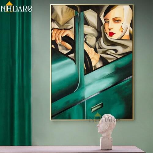 Artist Tamara de Lempicka Classic Artwork Reproduction Posters and Prints Canvas Art Painting Wall Pictures for Home Decoration