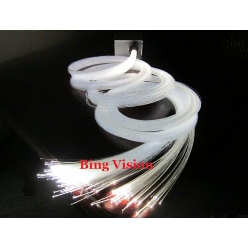 Led twinkle Fiber Optic lighting kit, mixed 440 strands 4m ,0.5mm 0.75mm1.0mm+1.5mm + crystal