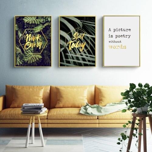 Space Wall Art HD Home Decor Painting Plants Hello Summer Nordic Style Canvas Prints Poster Modern Picture For Living Room