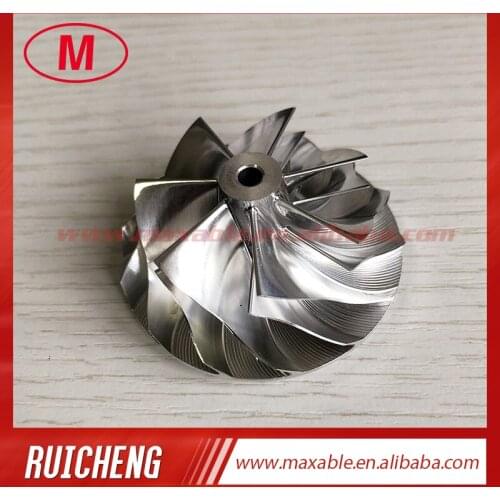 KP39 7+7 blades 41.60/54.00mm turbocharger milling/aluminum 2618/Billet compressor wheel