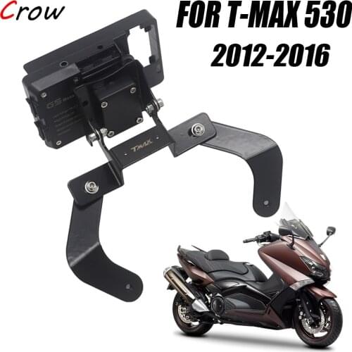 Windscren Bracket Mount Smartphone GPS Holder For YAMAHA TMAX 530 T-MAX 530 2012-2016 2015 2014 2013 2012 Motorcycle Accessories