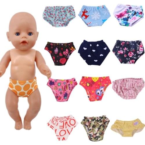 Doll Clothes Panties Choose For 18 Inch American Doll&Born Baby Doll Clothes For 43 cm,Toys For Girl,Generation Nenuco Underwear