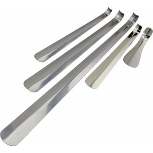Best Durable Handle Professional Stainless Steel Silver Shoe Horn Lifter Long Shoespooner 16/30/45/52/58cm