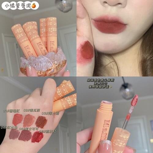 Non-Stick Velvet Matte Liquid Lipstick Waterproof Long Lasting Matte Lip Gloss Sexy Color Lip Tint Cosmetic Lip Makeup Lip Stick
