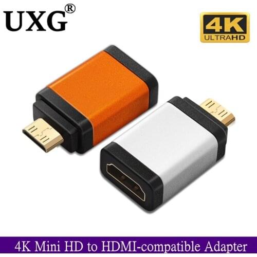 Mini HD Adapter Mini HD To HDMI-Compatible Cable Adapter 4K 60Hz For Raspberry Pi ZeroW Camcorder Laptop HD Mini Adapter