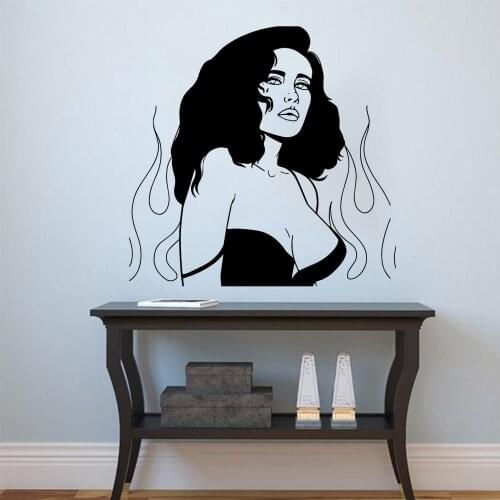 Cartoon Sexy Wall Sticker Removable Wall Stickers Diy Wallpaper Kids Room Nature Decor Decoration Accessories