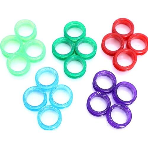 5 Pcs/Lot Pet Hairdressing Scissors Ring Set Fit For Any Pets Scissors Dog Hair Clipper Accessories Pet Grooming Supplies