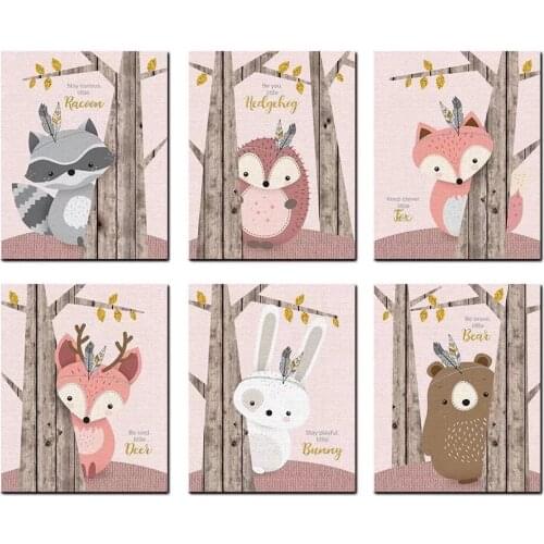 New 5D Diamond Painting Cartoon Animal Bear Embroidery Rhinestone Cross Stitch Gift Home Office Decor Kids Adult Factory Direct