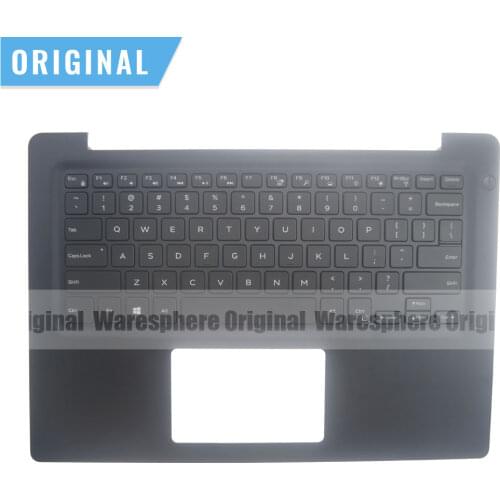 New Original Top Cover Upper Case for Dell Vostro 5481 Palmrest With keyboard PTXV1 0PTXV1 4600FJ060013 Black