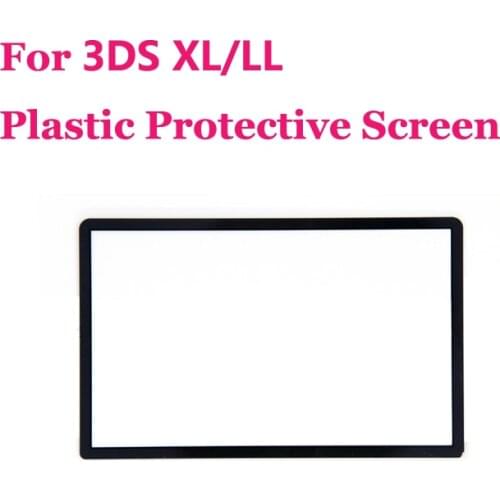 Lens Frame LCD Plastic Cover for 3DSLL/3DSXL Top Upper LCD Screen Front Glass Cover Upper Screen Len Cover For 3DS XL/LL