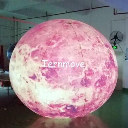 LED lighting 3M inflatable Sun balloon for party decoration customized Sun model toy for stage prop toy planet