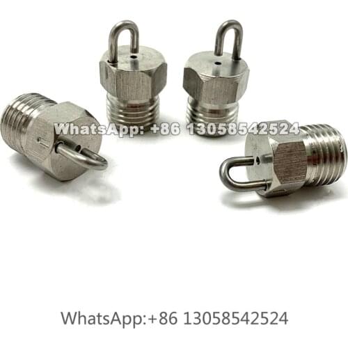 Impact Cooling Fine Mist Fog Rubine Nozzle, High Pressure Anti Drip Misting Nozzle for Humidification, Landscaping and Cooling