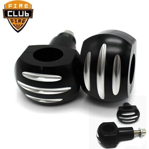 Universal Motorcycle Black 1" Round Handlebar Riser Mounts Clamp CNC For Harley Sportster Iron XL 883 1200 883N 883L 883