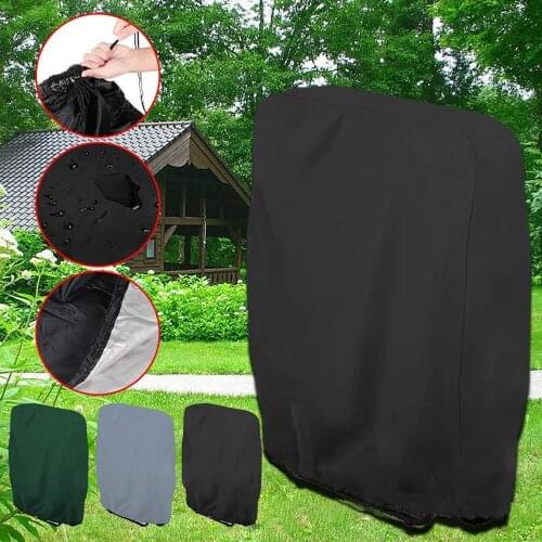 Thicken Outdoor Chair Cover 210D Oxford Cloth Waterproof UV Resistant Garden Lawn Patio Furniture Cover Folding Portable Cover