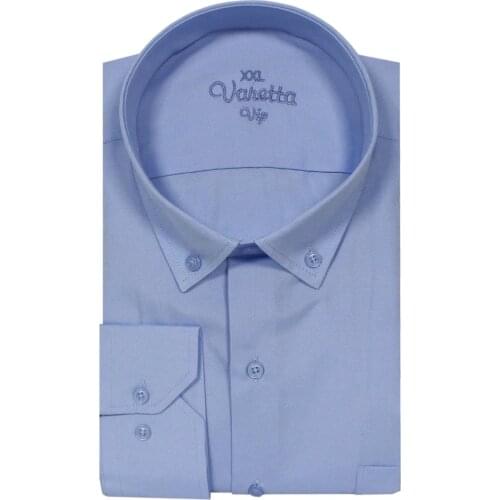 Varetta Plus Size 8XL 4XL Formal Dresses Big Size Men Oxford Business Casual Long Sleeve Classic Striped Solid Male Social Dress Brand Shirt Blue Fashion Elegant Large Size Plaid Brand Clothing Camisa Masculina For Men