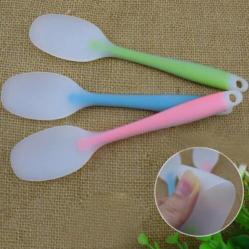 1Pc Non-stick Silicone Cream Butter Cake Spatula Scraper Scoop Mixer baking pastry kitchen spatula Ice cream scoop Cream scraper